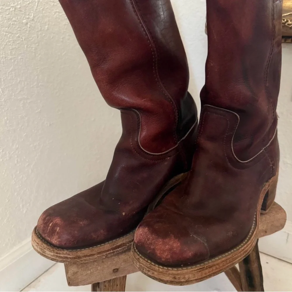 70s Vintage Frye Campus Boots - Picture 3 of 5